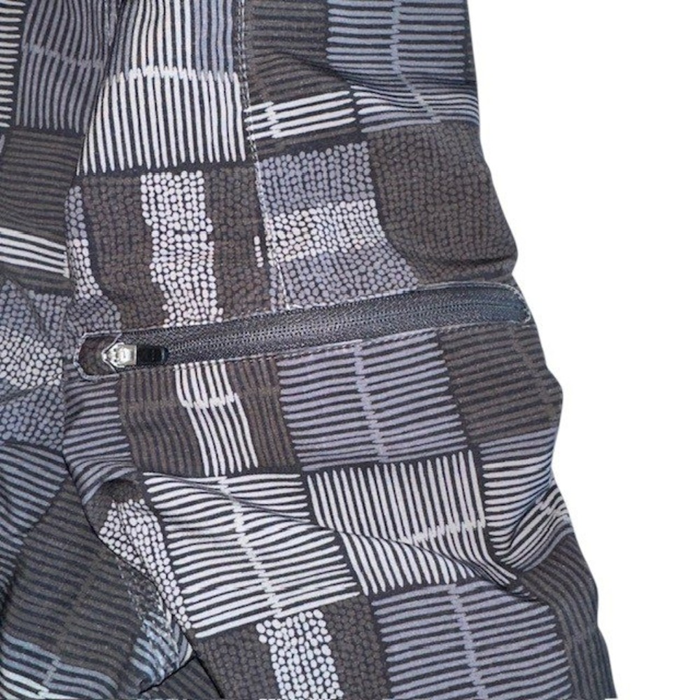 PrAna Swim Shorts Geometric‎ Print Swim with Zip Pocket Drawstring Closure Sz 32 - Picture 6 of 8